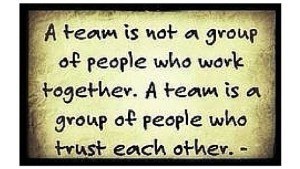 teams bestaan als er vertrouwen is